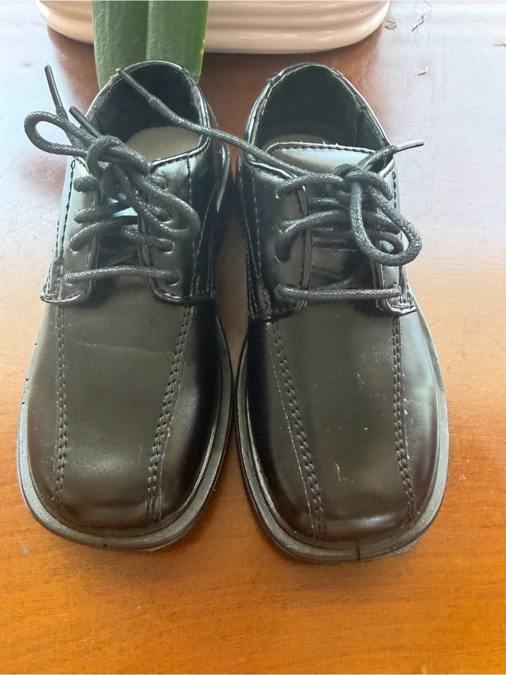 Deer Stags Black Men’s Lace-Up Derby Shoes
